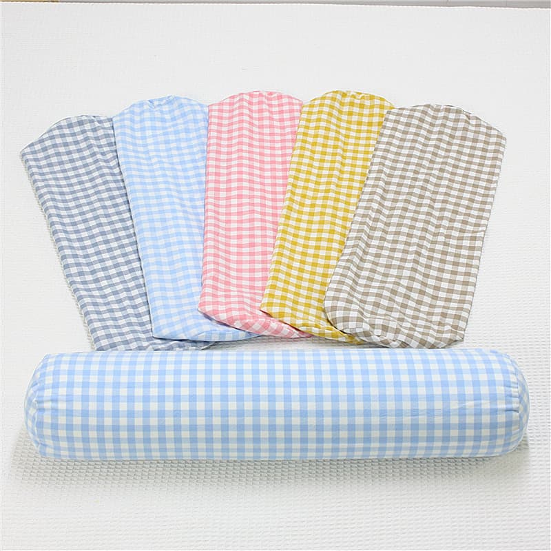 Cotton washed cotton adult baby cylindrical sleeping pillow case for pregnant women side sleeping leg hugging long pillow cover