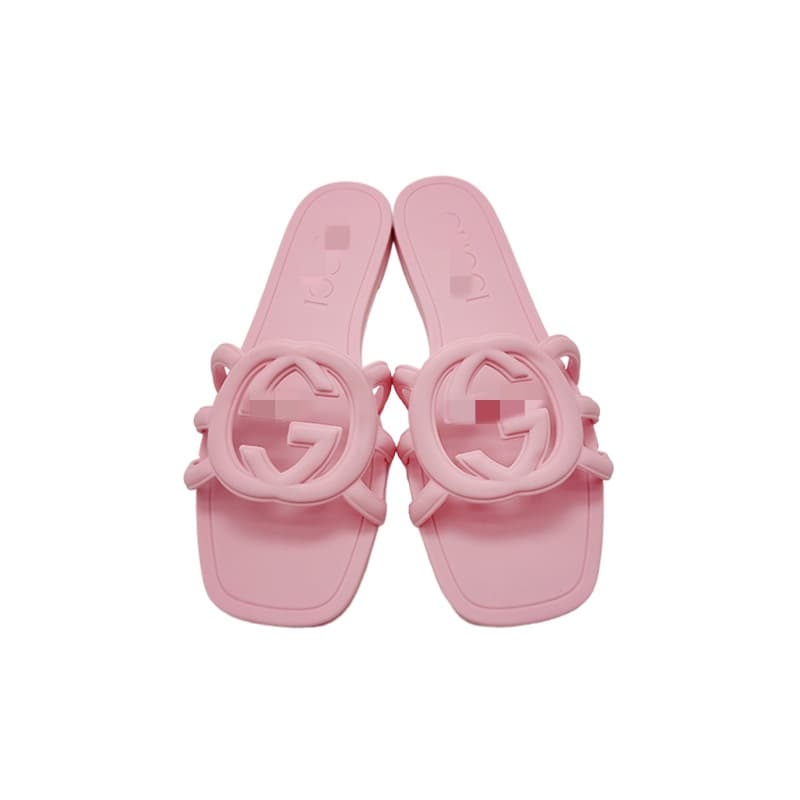 GG Logo Slide Sandals for Women, European Designer Style 2025 New Arrival Ladies' Slippers, European Fashion Cross-Border