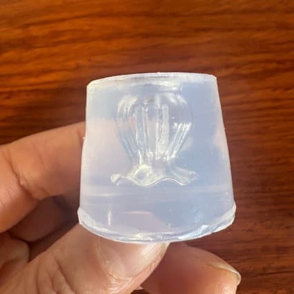 Silicone Mold Miniature Mold Mini Vase No. 5 Resin Mold High Transparency Mold