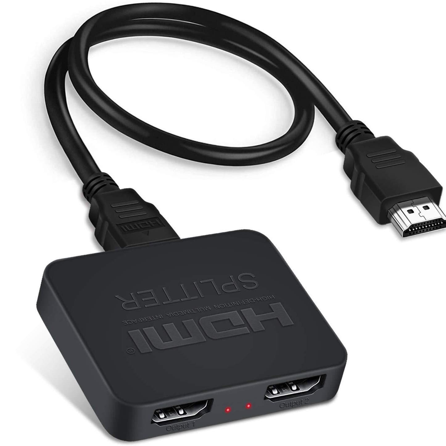 Factory HDMI 2.0 1x2 Splitter with Scaler Support, 4K HDMI Splitter