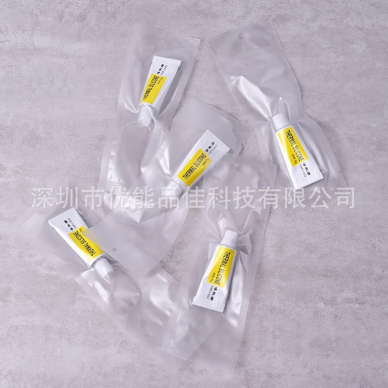 Thermal Adhesive for LED Heat Sinks, Sticky Silicone Glue for Capacitor/Resistor Cooling and MOS Copper Pipe