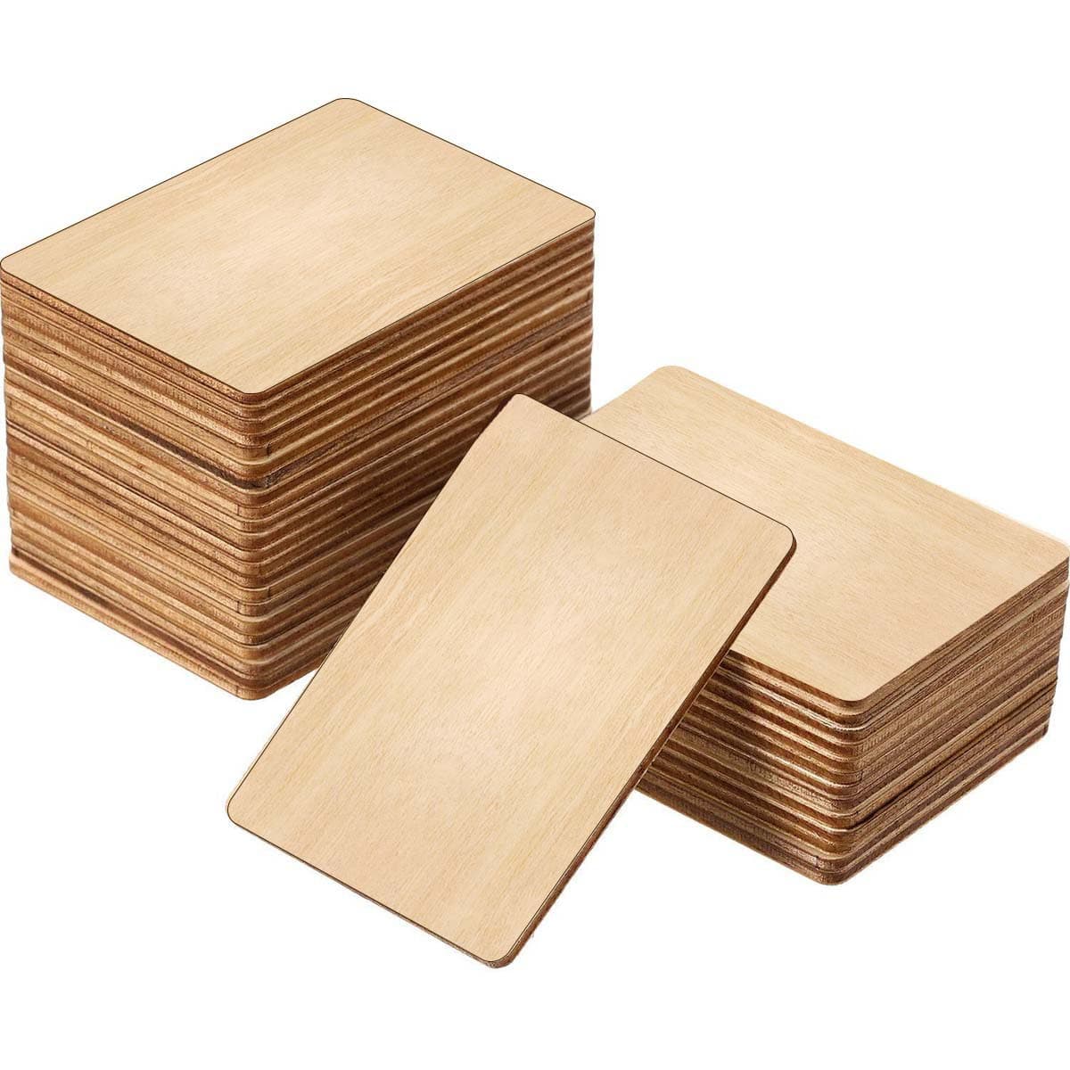 Wooden crafts processing DIY Christmas square small wood chips birthday creative wooden hanging board children's graffiti board