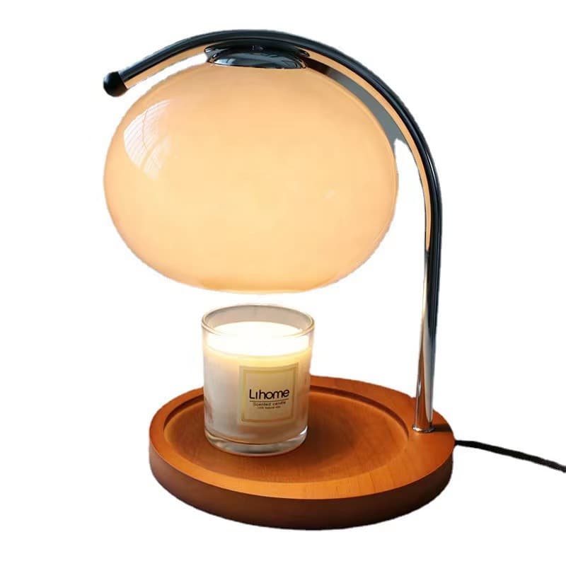 Vintage Glass Orange Ambiance Decor Light Korean Style Bedside Table Lamp Minimalist Creative Night Light Wholesale from Manufacturer