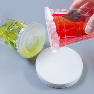 Sealed 98mm Diameter Disposable Milk Tea Leak-Proof Paper, Wholesale 90mm Cup Beverage Coffee Milk Tea Anti-Spill Paper