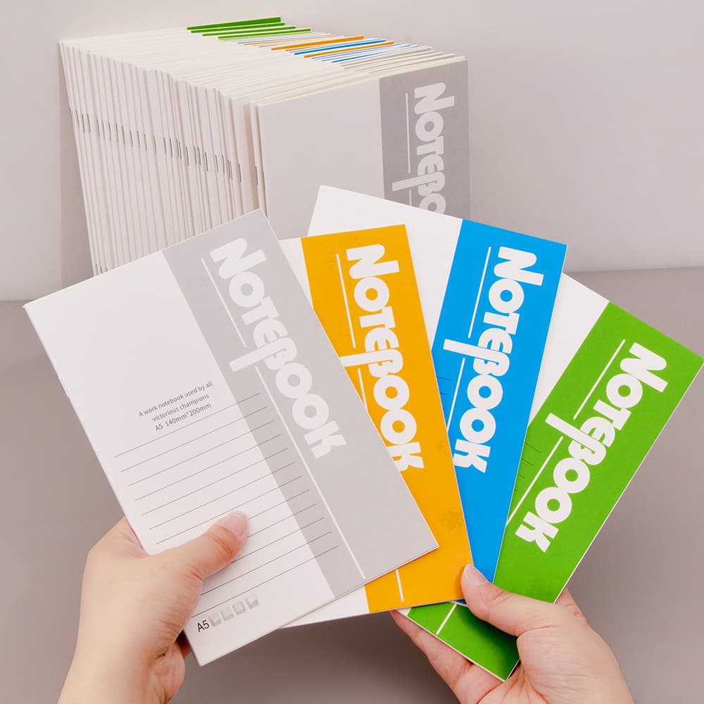 Office Supplies Notebook A5 Soft Cover Notebook for Students, Thick Lined Journal for Meetings, Wholesale