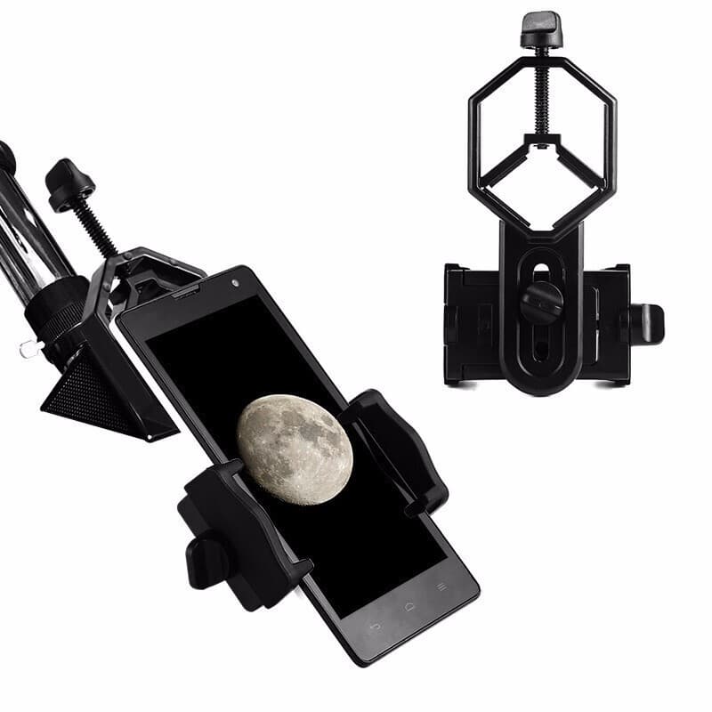 Universal Multi-functional Phone Clip for Telescope, Camera Mount for Smartphone Photography