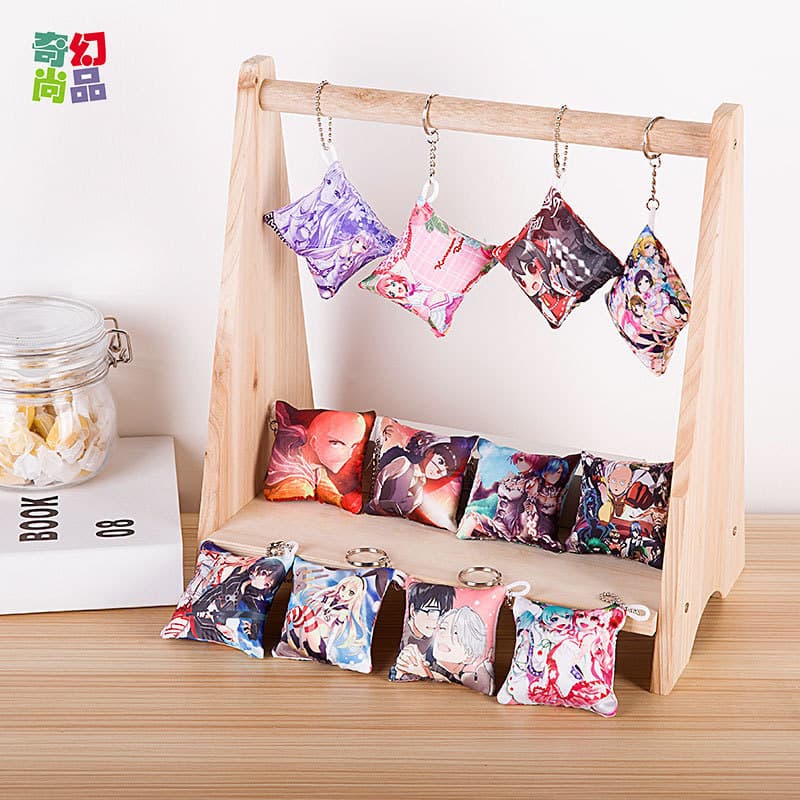 Creative and cute cartoon fabric crafts for mobile phone charms and accessories. Custom designs available for printing.
