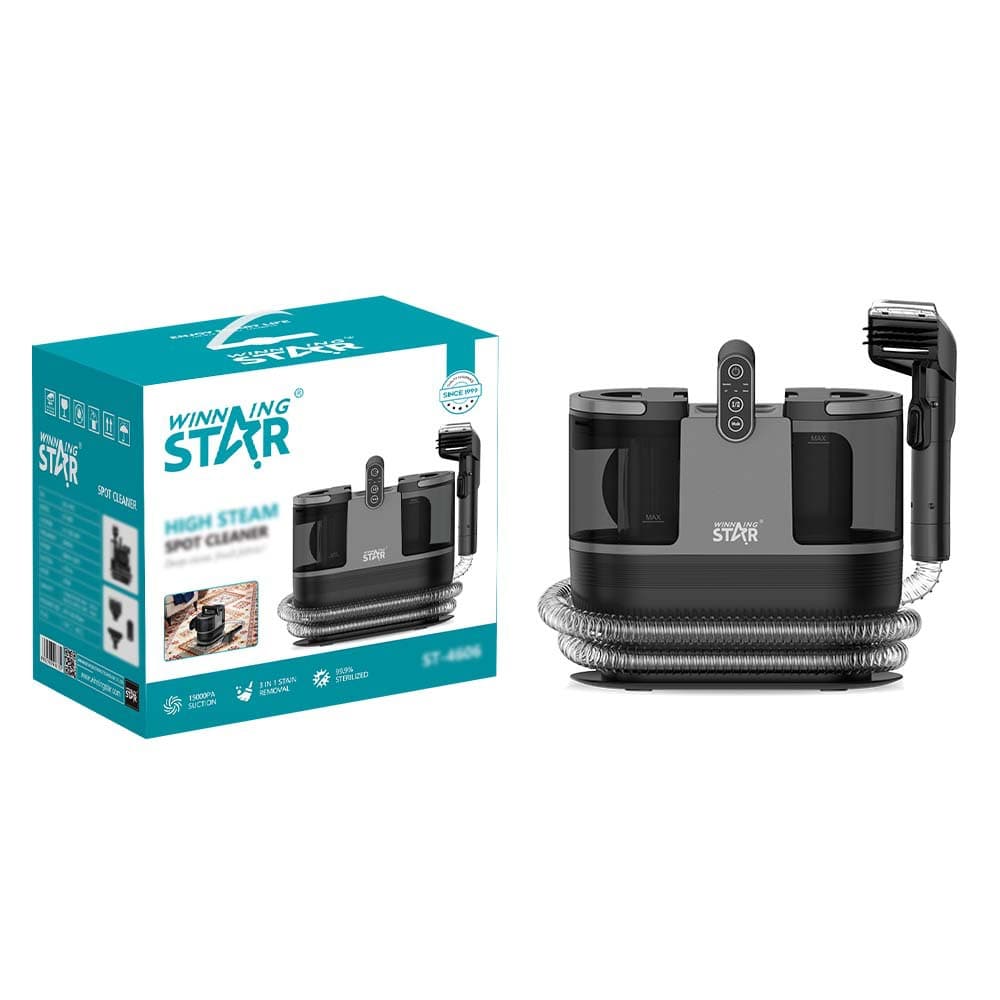 WinningStar Small Multifunctional Steam Fabric Cleaning Machine (Integrated Spray and Extraction) for Carpets and Sofas - Suitable for Exporters