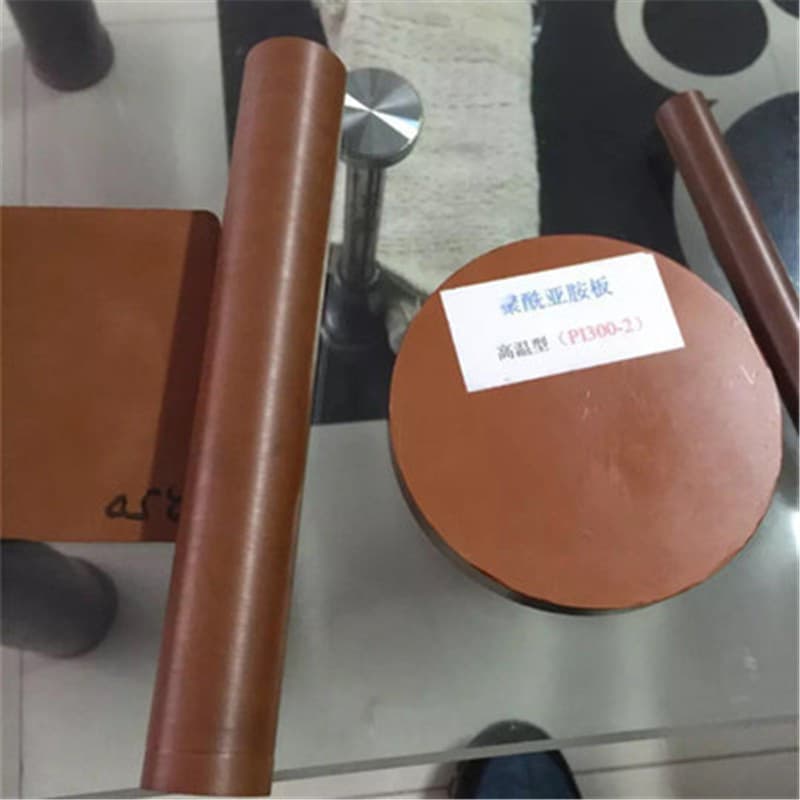Supply High Temperature Resistant Dupont Tan Vespel-PI Sheet Insulating Reddish-Brown Polyimide DFU7000 PI Rod