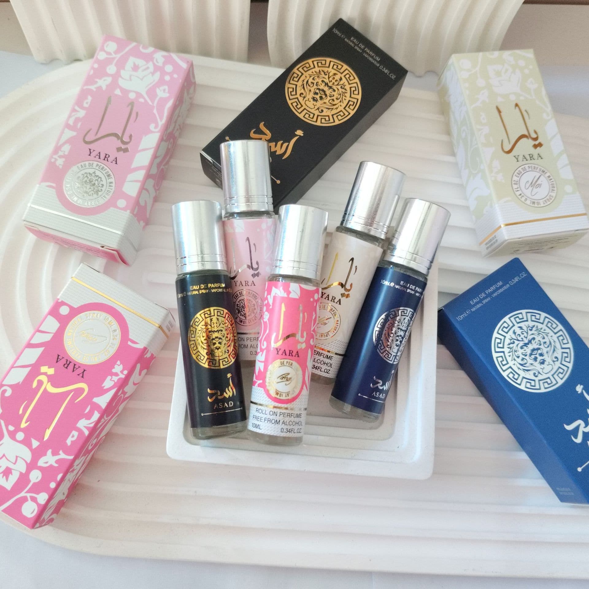 High-Quality Foreign Trade Hot-Selling Product Lattafa Yara Roll-On Perfume Unisex for Men and Women with Long-Lasting Fragrance 10ml in Stock