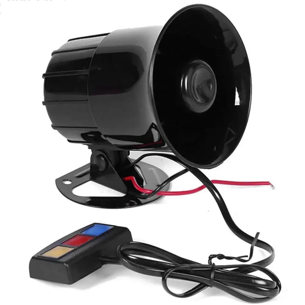 12V 30W Triple-Tone Loud Horn Motorcycle Modification Loudspeaker