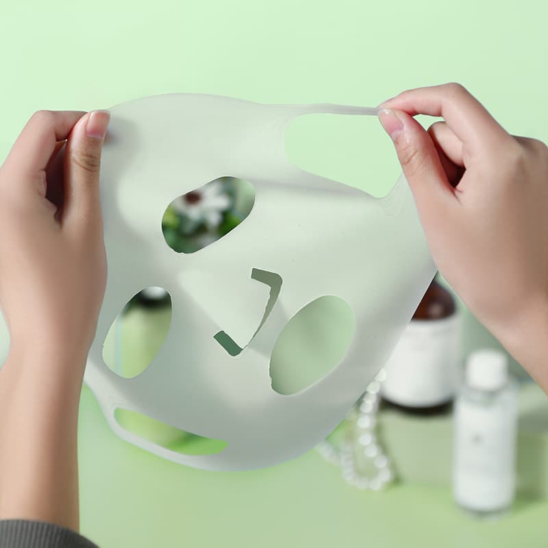 Cross-border silicone 3D ear-hook face mask, waterproof, anti-evaporation, anti-slip, eco-friendly disposable spa beauty
