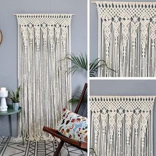 Finished Woven Tapestry Door Curtain Room Divider Curtain Bohemian Tapestry Wedding Decoration Photo Prop Factory Direct