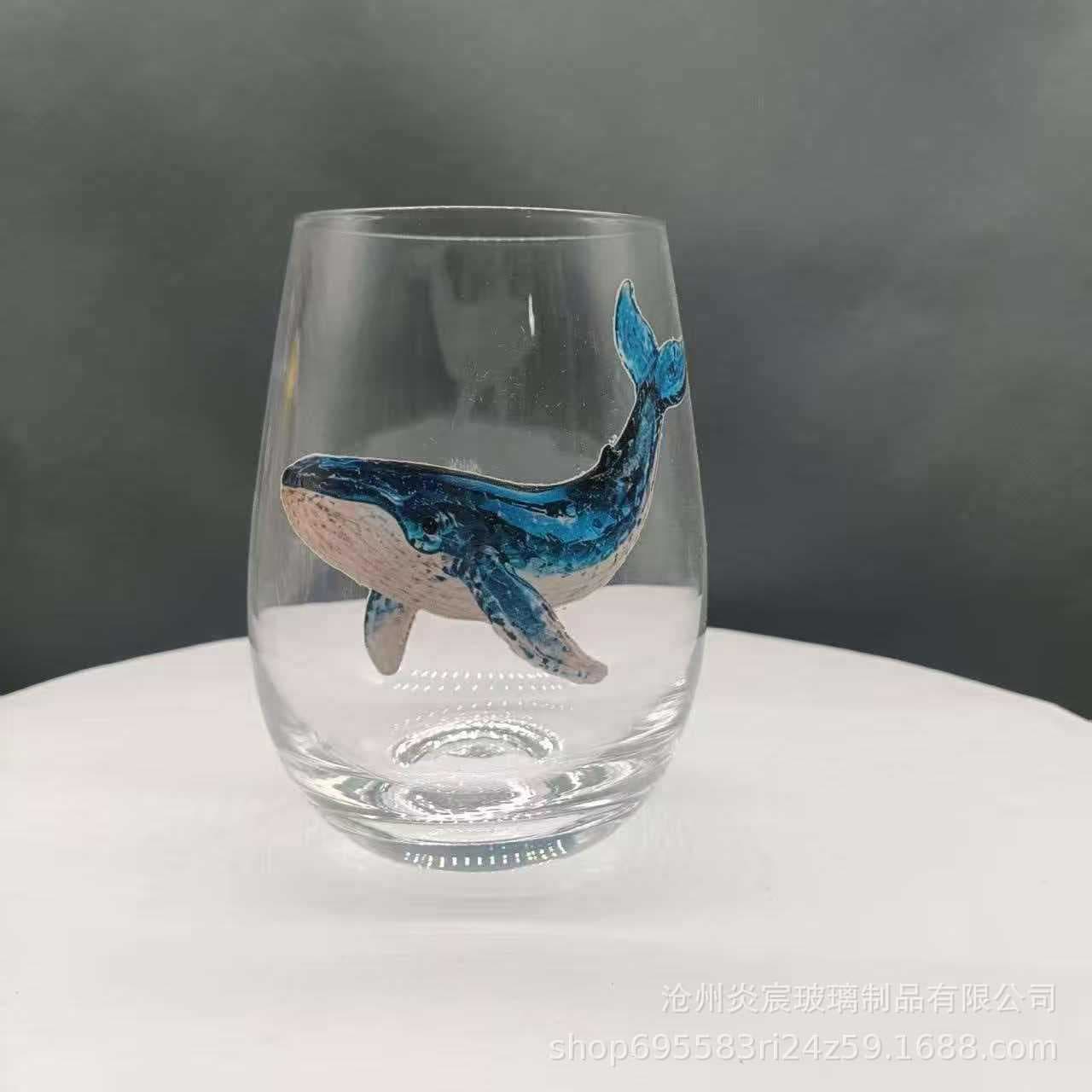 Cross-border Artisanal Blue Ringed Octopus Glass wareBlue Ringed Octopus Glass ware