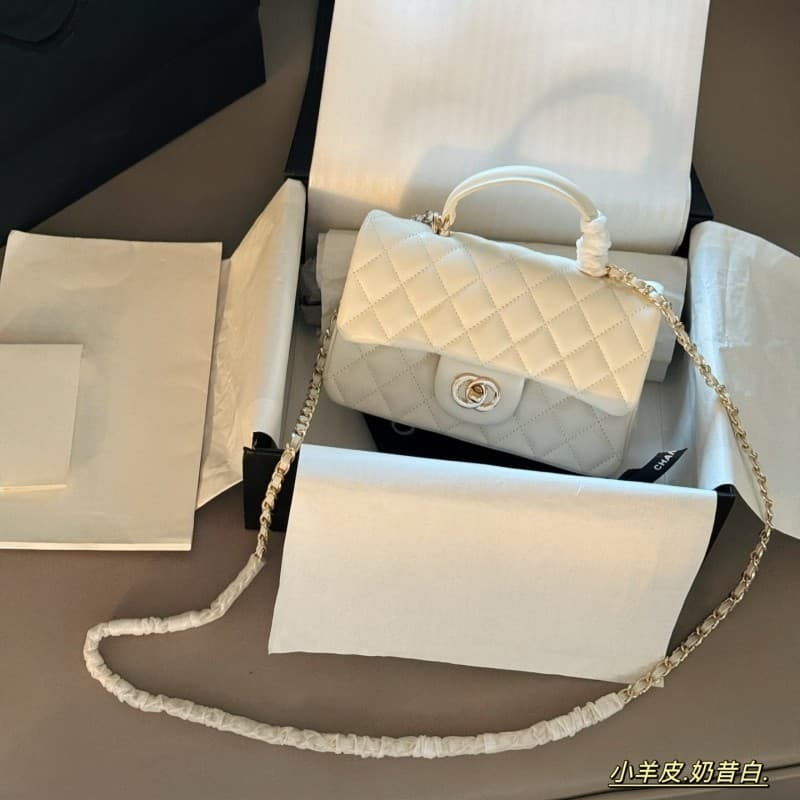 Original Leather 25K Chanel-Style Handle Mini Cf Small Square Bag 1116 Quilted Chain Handbag Crossbody Bag