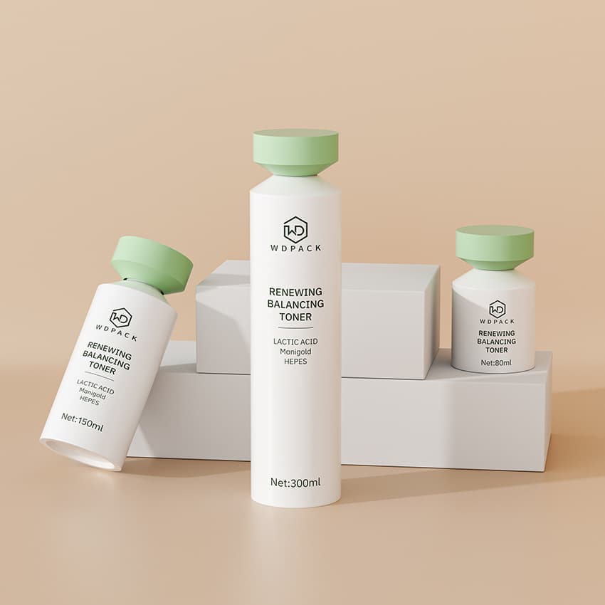 80ml150ml300ml multi-capacity bottle bottom screw cap pet plastic packaging material can be fixed color