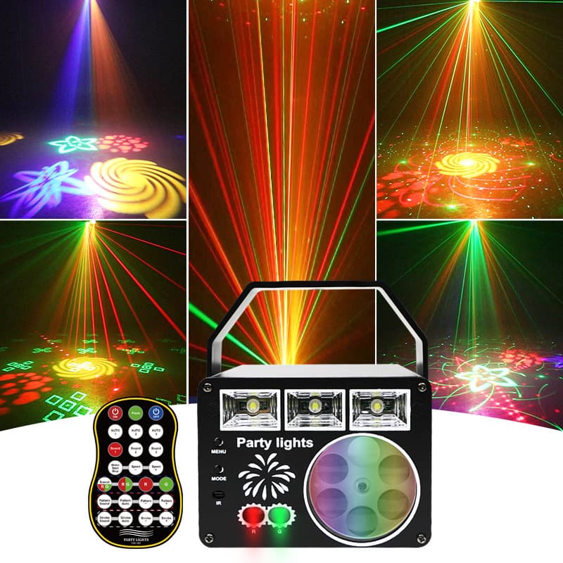 Christmas Party DJ Stage Lights Decoration Laser Light