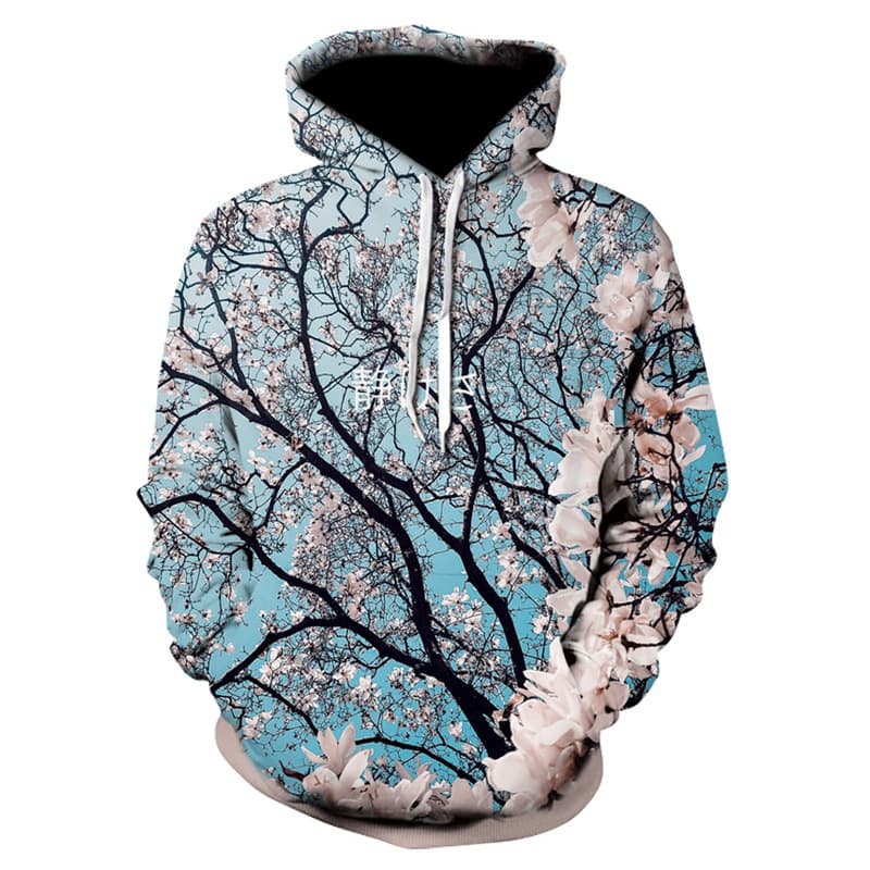 Outdoor Sports and Leisure 3D Digital Printing Tops Loose Hooded Sweatshirts 2025 Popular Digital 3D Long-Sleeved Sweatshirts