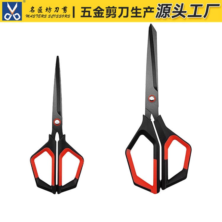Famous craftsman workshop warrior scissors desktop office scissors household paper cutting student hand cutting stainless steel scissors