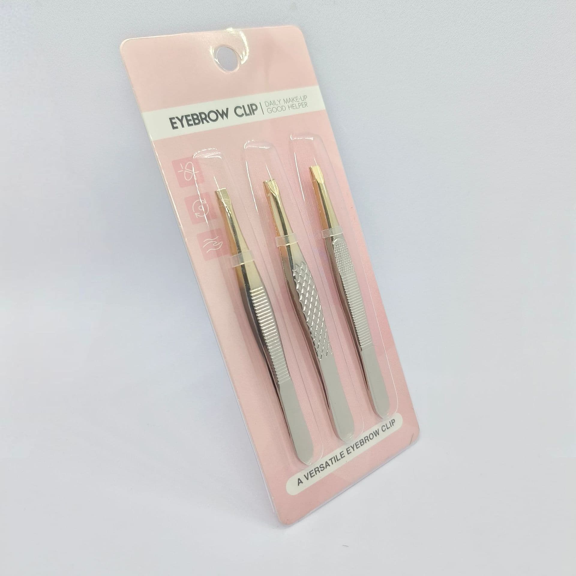 Eyebrow clip, small tweezers, beard plucking artifact, rust steel men's false eyelashes, women's pliers, eyebrow clip