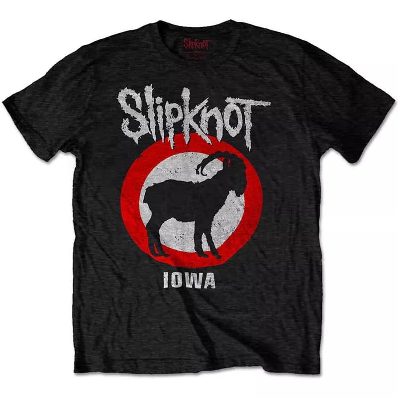 Slipknot Slipknot Politigoat Black T shirt men's rock T-shirt