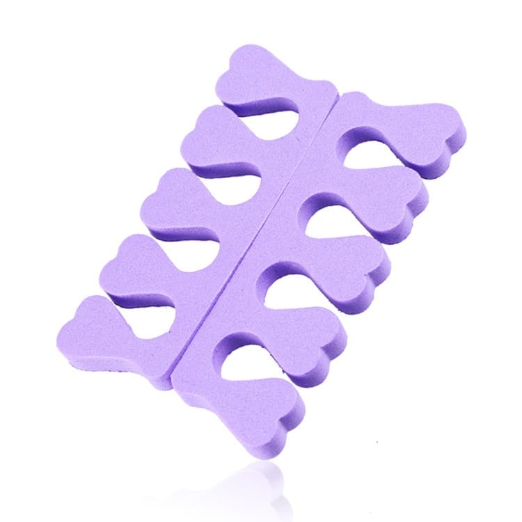 Nail Art Toe Separators EVA Nail Peach Heart Toe Separators Hand and Foot Universal Isolation Cotton