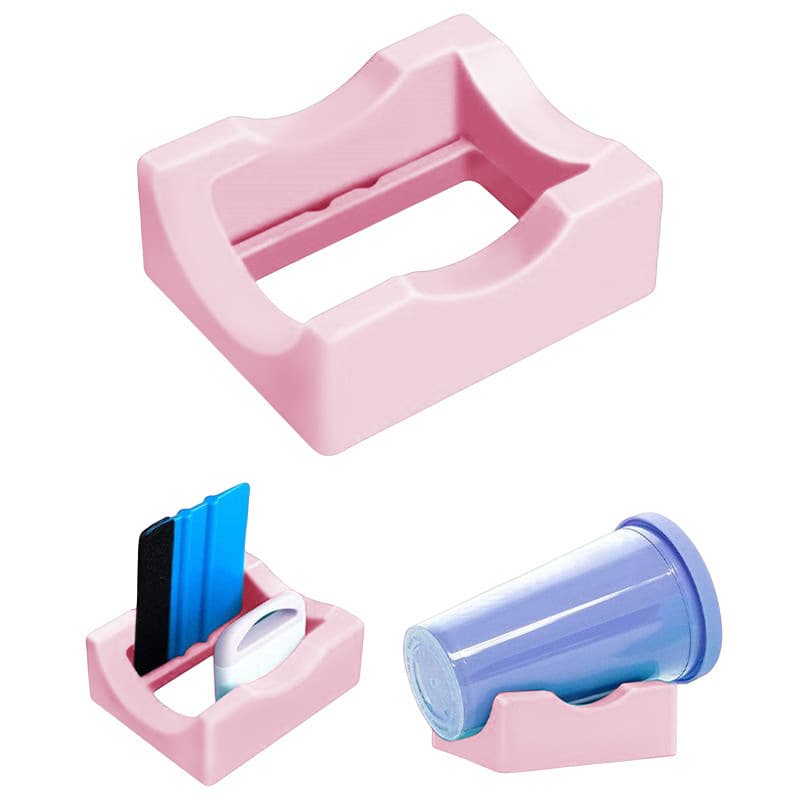 Popular cross-border mug protector, heat-insulating cup holder, square non-slip glass cup holder, small silicone cup holder