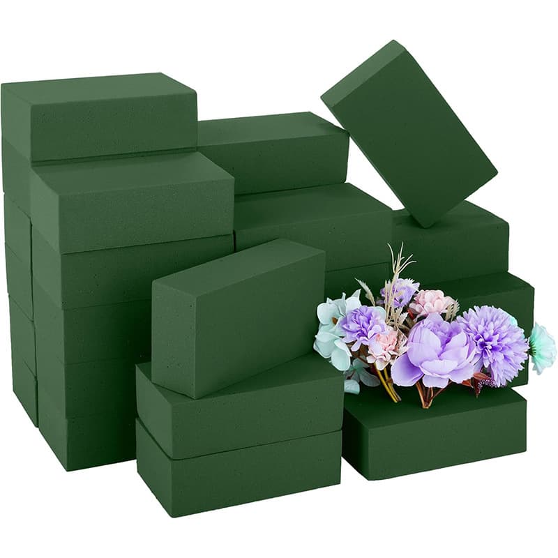 Cross-border Small Block Floral Foam Brick Green Flower Foam for Artificial Flowers
