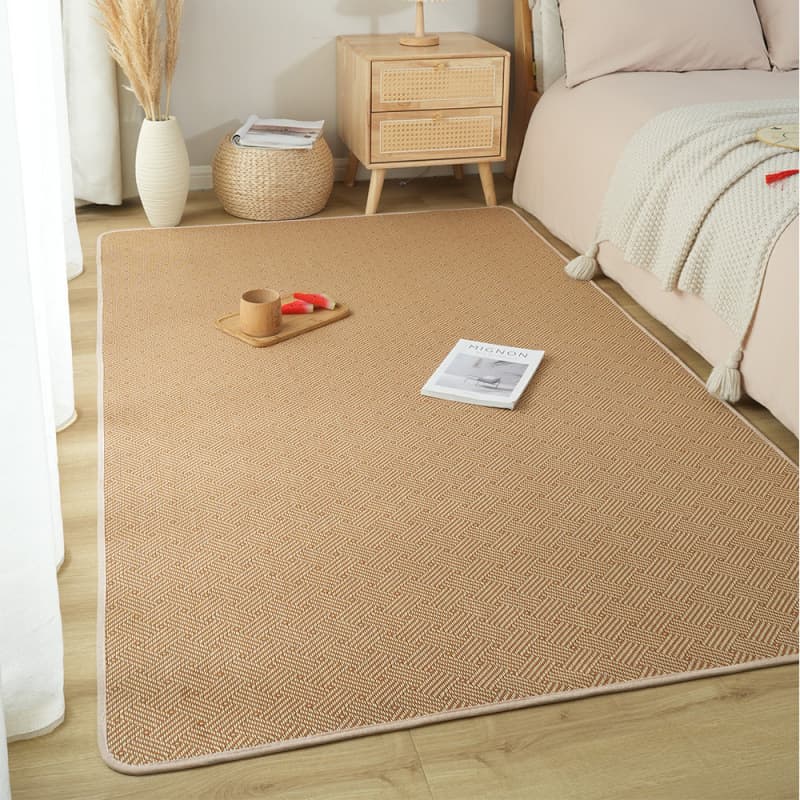Bedroom rattan mat carpet summer sofa cushion living room tatami mat new simple bedside floor mat