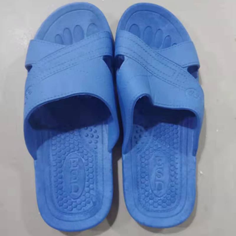 Anti-Static Slippers SPU Plastic Dust-Free Workshop Black Factory High Volume Waterproof Slip-Resistant Quiet Clean