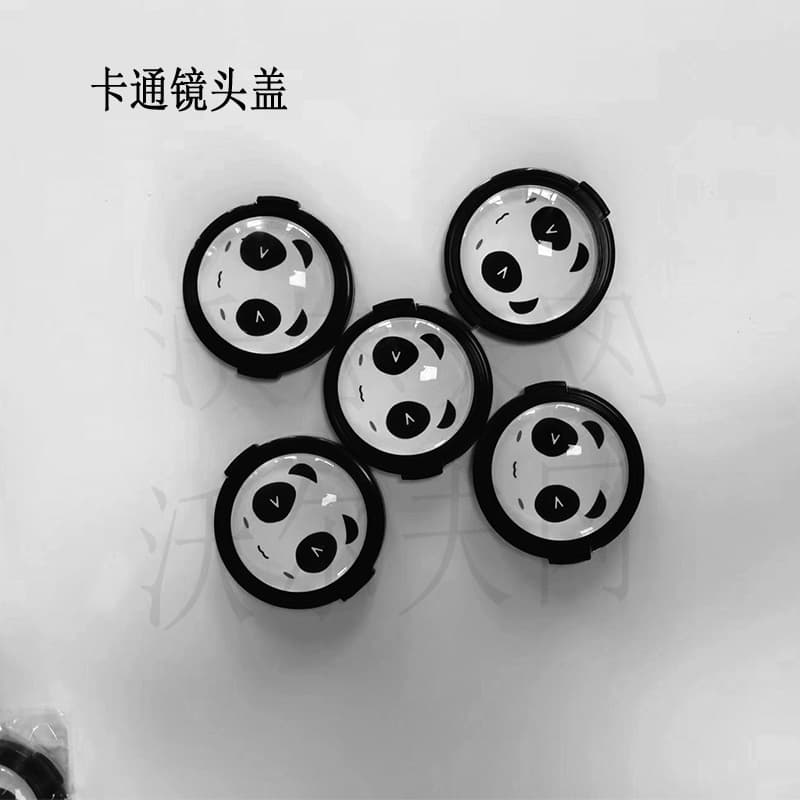 Wolfgang Panda Lens Cap for Canon EOS R5 R6 R7 R10 200D Cameras (Cartoon Lens Cap)