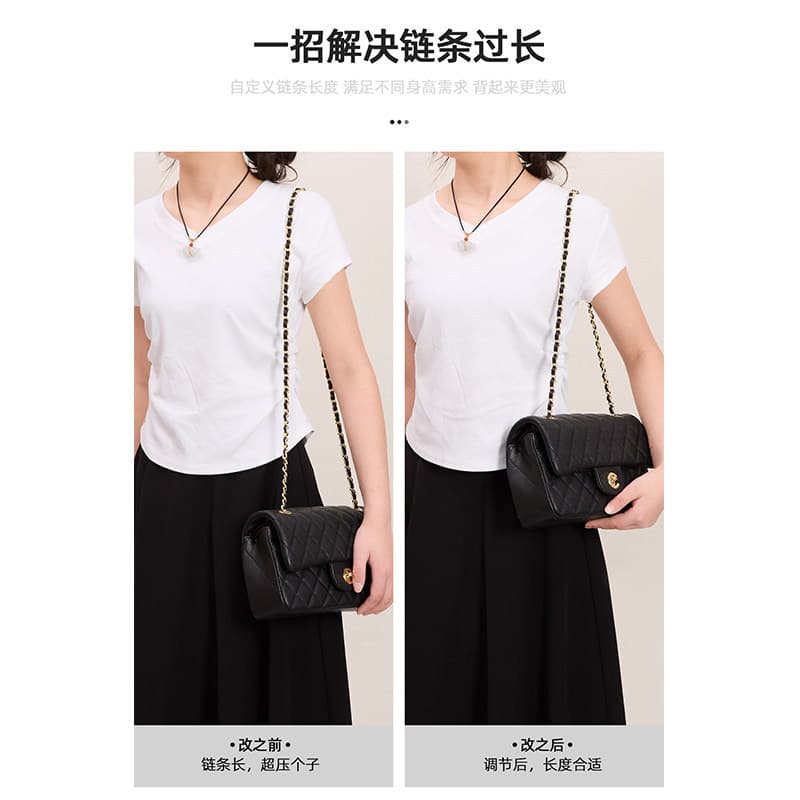 Cross-border wholesale bag chain adjustment buckle, chain shortening clip, chain length adjustment accessory