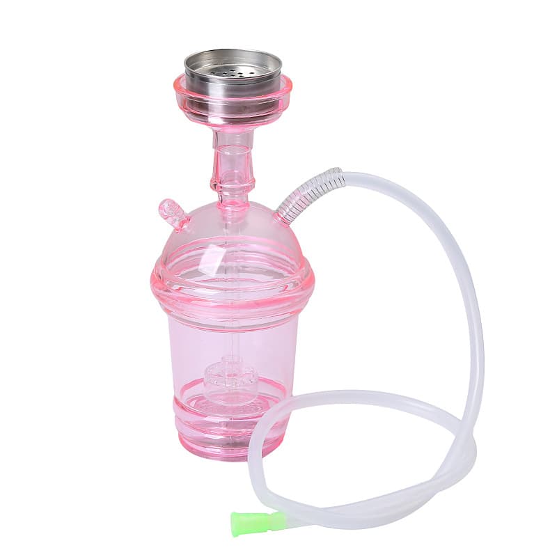 Cross-Border Hookah Premium Portable Hookah with LED Light Acrylic Hookah In Stock