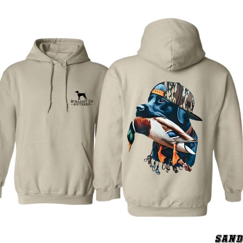 Straight Up Southern Hoodie - Bold Black Hunting