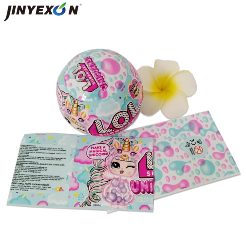 PET heat shrinkable film color printing label play plastic bottle heat shrinkable label composite white film label environmentally friendly material
