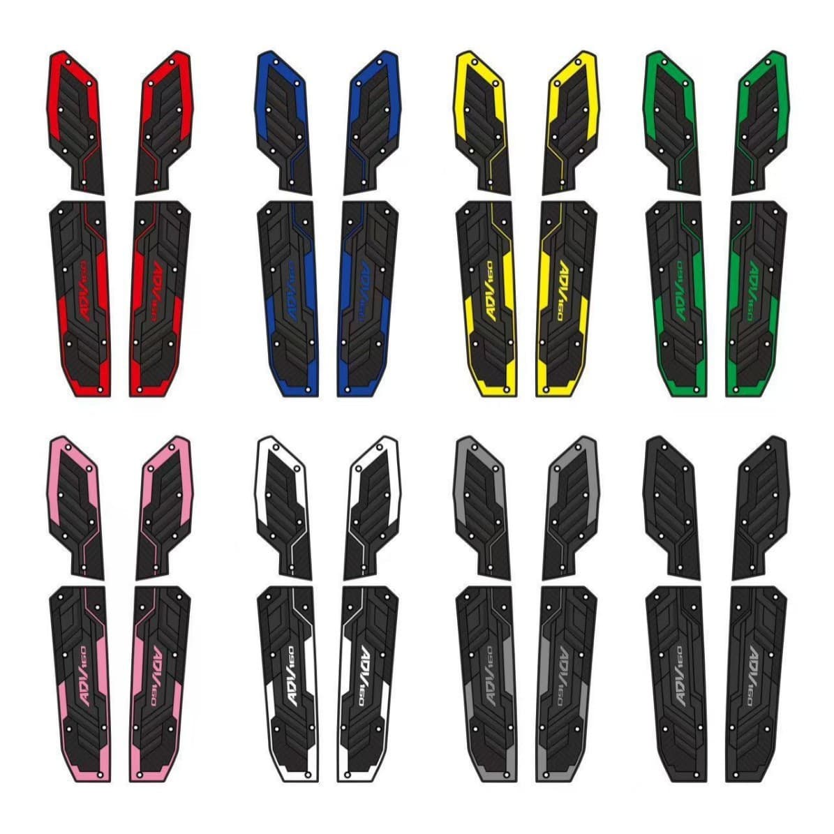 Compatible with HONDA ADV160 Modified Anti-Slip Foot Pedal Durable Floor Mat 21-24 Wholesale Cross-Border