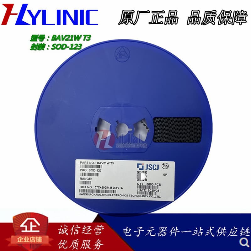 Small Signal Diode BAV21W T3 SOD123 Switching Diode, SMD Diode