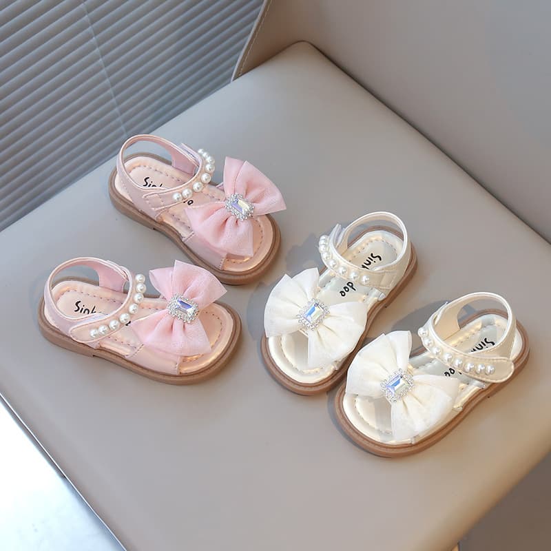 Girls' Sandals British Style Spring Versatile New Princess Shoes Artistic Small Leather Shoes Retro Children's Flat Shoes Baby