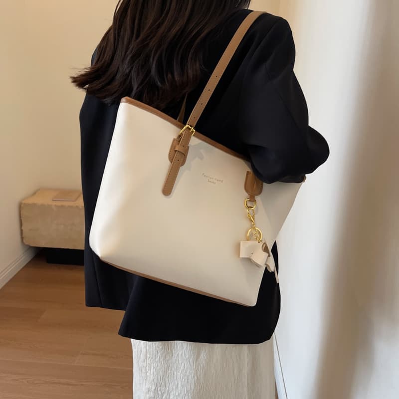 Hot Cross-Border Tote Bag Large Capacity Women's 2026 New Style Work Commute Shoulder Bag Versatile Casual Trendy Underarm Bag