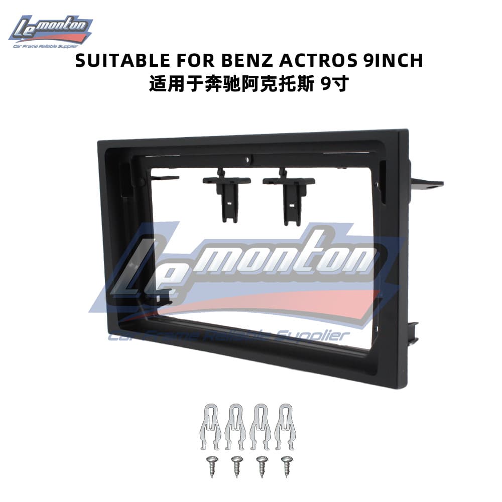 For Mercedes-Benz Actros 9-inch Center Console Navigation Bezel, Car Navigation Modification Panel Bracket