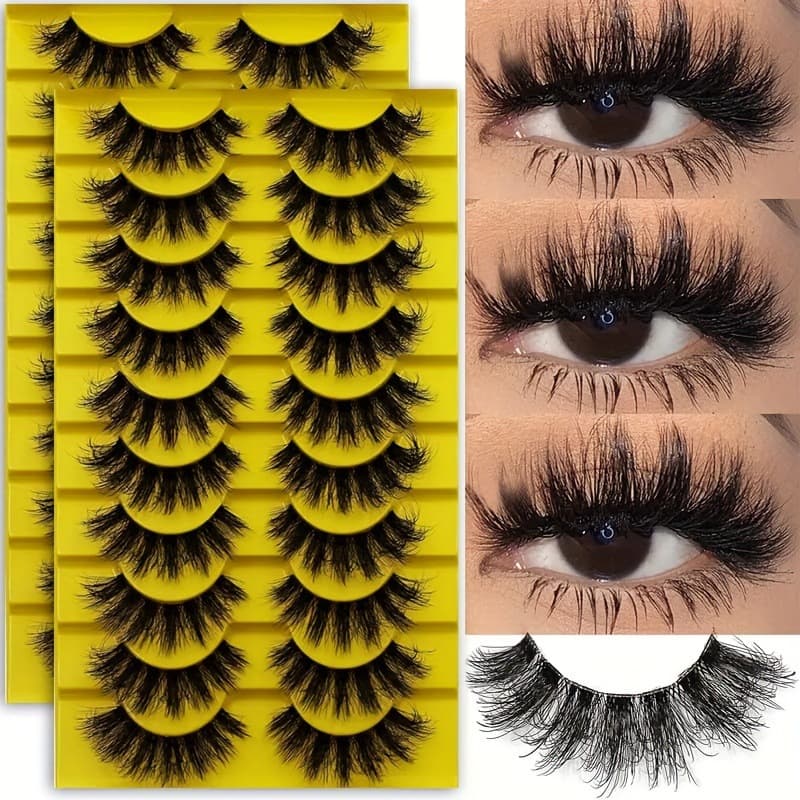 2026 New Cross-border Drop Shipping 20 Pairs Russian-Style 3D Curly Fluffy Wigs Cross-border Wigs Drop Shipping