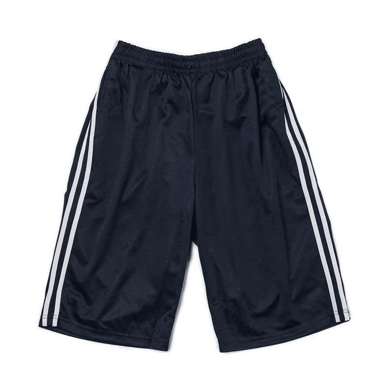 Short-sleeved shorts school uniform suit junior high school and high school summer short-sleeved T-shirt elementary school students uniform pants two stripes and one stripe