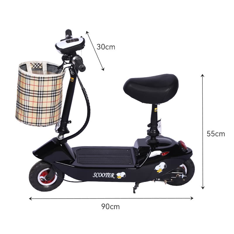 Little Dolphin Electric Scooter Electric Bicycle 24V Commuter Parent-Child Vehicle Cross-border Export