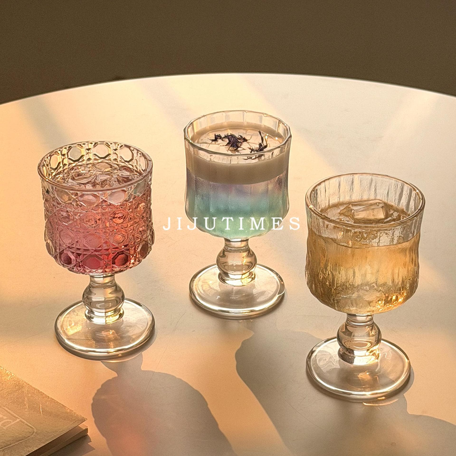 Niche Vintage Premium Glass Goblet Wine Glass Champagne Cup Juice Cup Coffee Cup Cocktail Glass