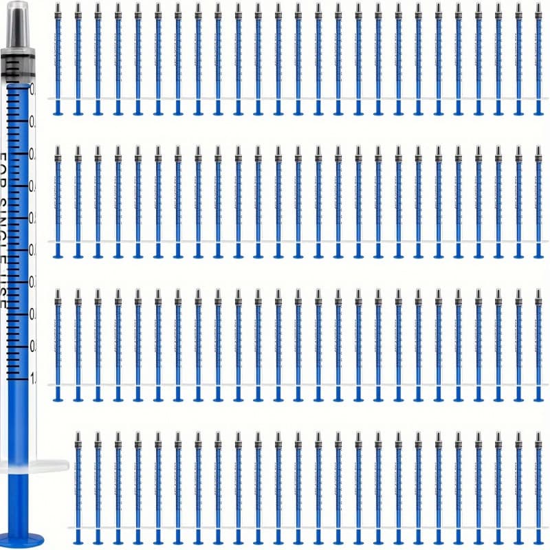 2026 New Cross-border Drop Shipping 100-Pack 1ml Sterile Syringes