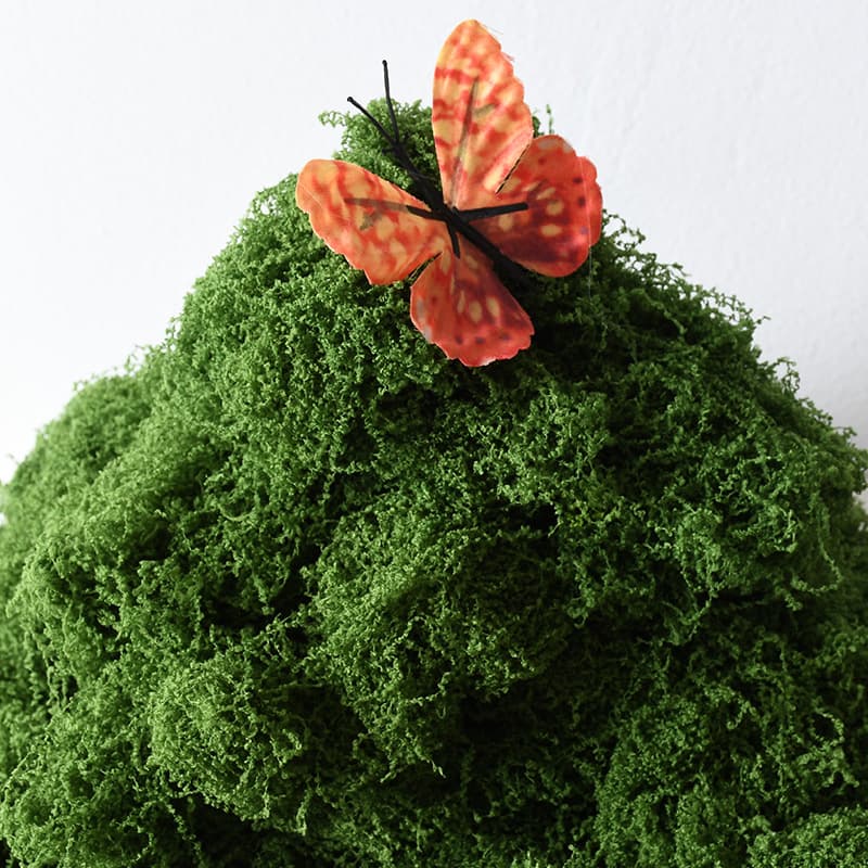 Artificial Silk Moss Synthetic Grass Fake Moss Micro Landscape DIY Flocking Lawn Moss Decoration Material Wholesale