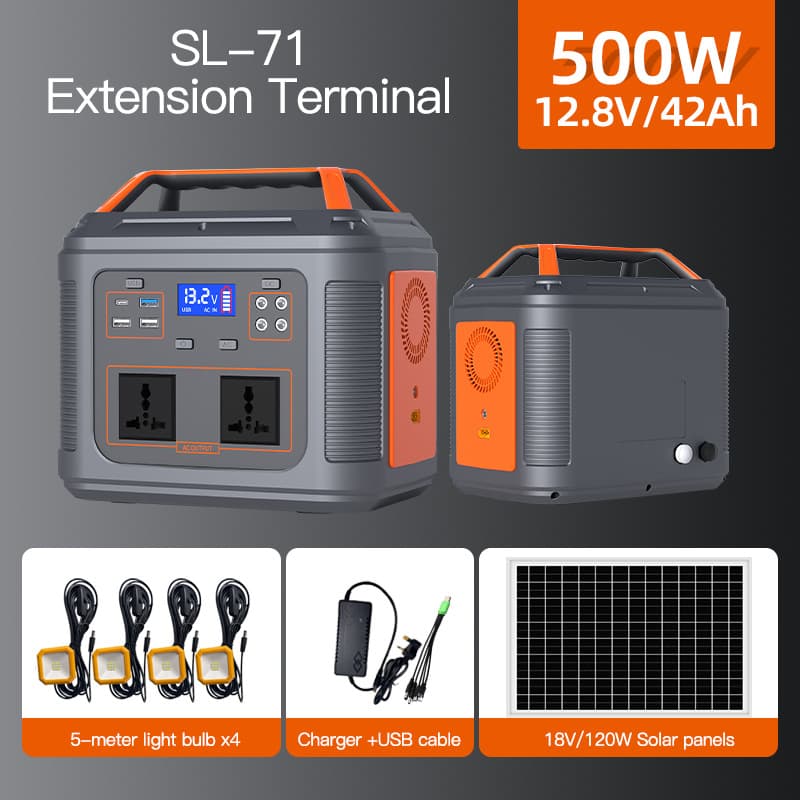 Customized 500W outdoor mobile power supply power outage emergency power supply 220V110V mobile power supply OEM customization