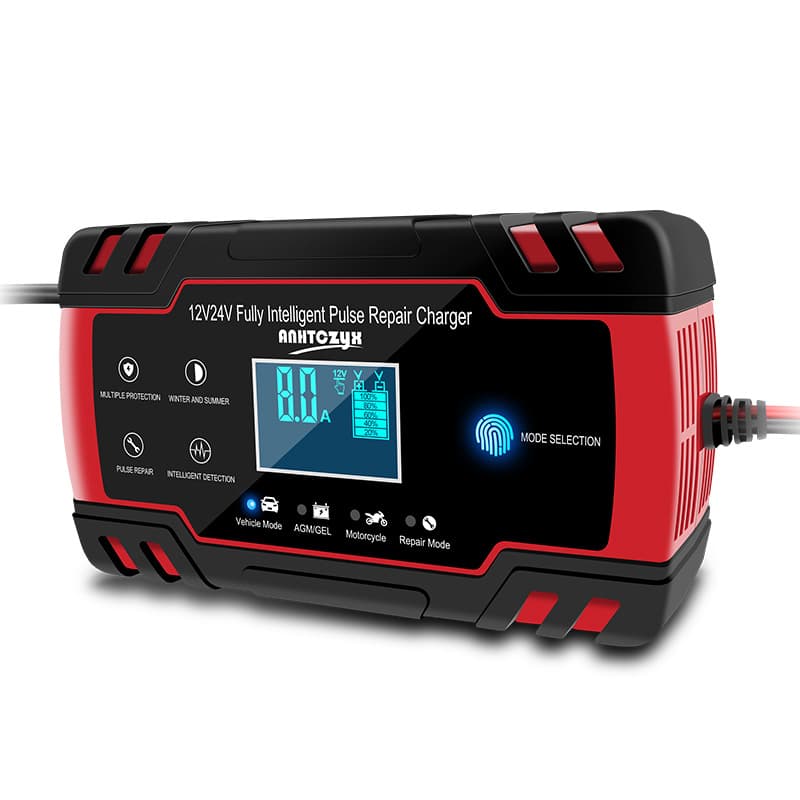 E-FAST Car Battery Charger 12V/24V Motorcycle Battery Repair Type (European, British, Australian Standards)