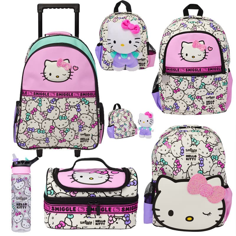 Australian smiggle primary school bag medium size backpack burden-reducing ultra-light backpack children's outdoor leisure bag