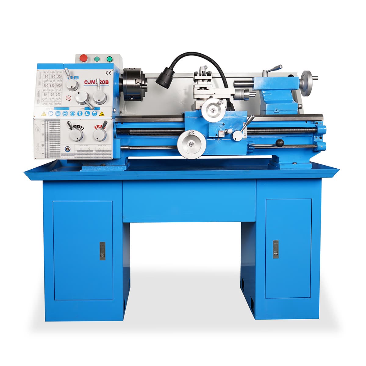 CJM320B Home Lathe Small Bench Lathe Mini Metal Multi-functional High Precision Lathe Machine